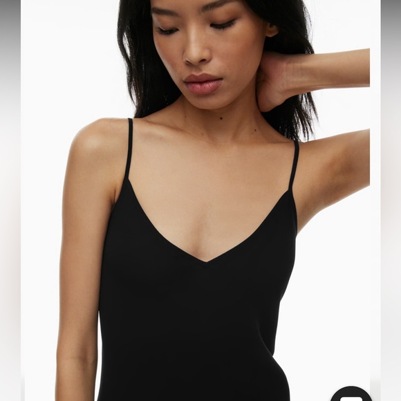 Aritzia Wilfred only slip chiffon midi dress - Picture 2 of 5